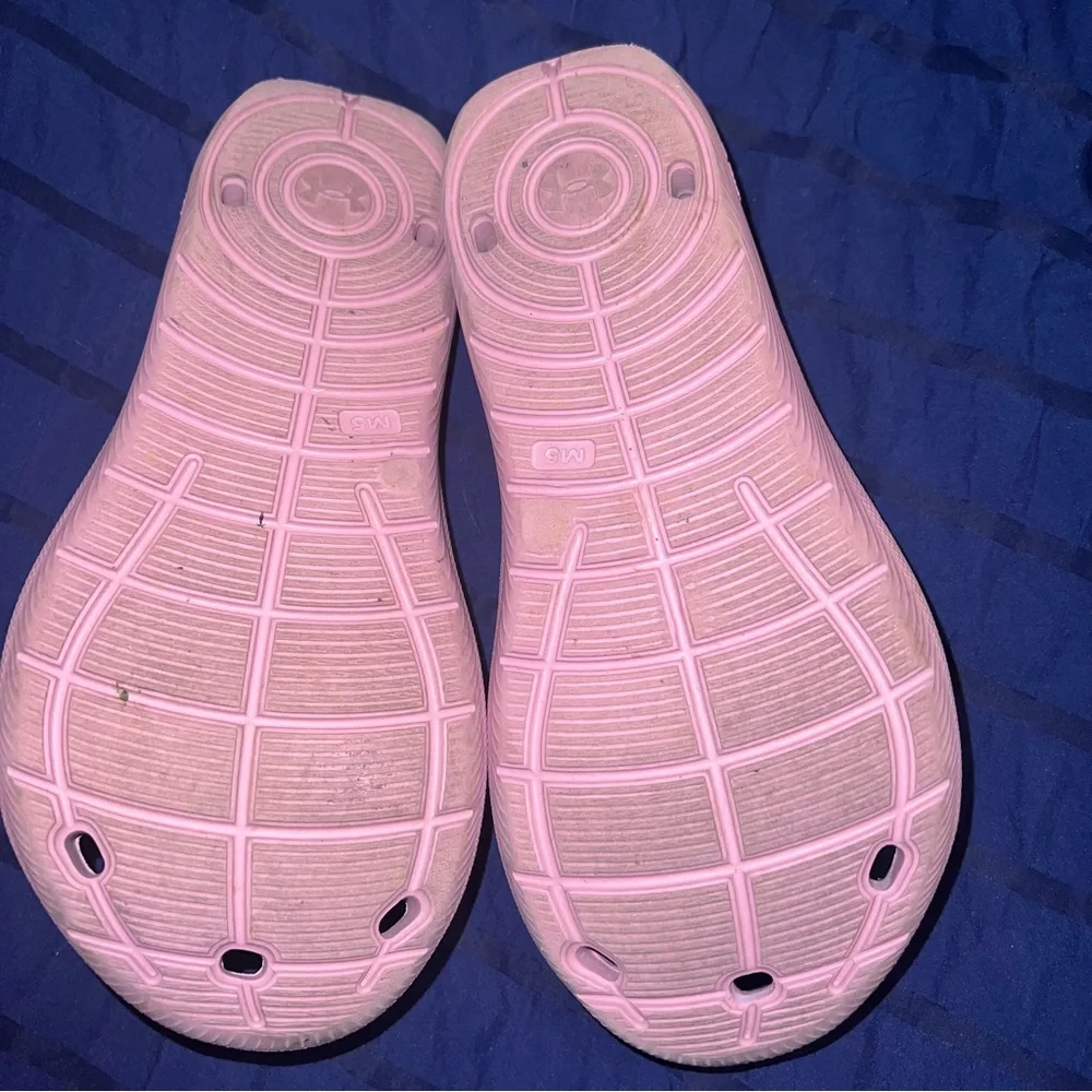 Under Armour Locker IV Slide Sandal in Rose Pink